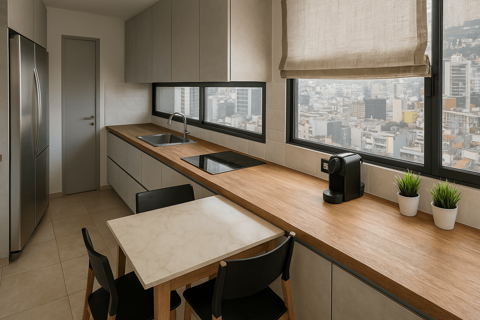 Render de interior moderno